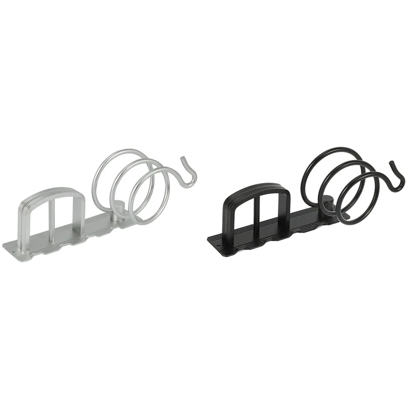 

Aluminum DIY Hair Dryer Rack Wall Mounted Hairdryer Straightener Holder Set Bathroom Shelf For Washroom Supplies