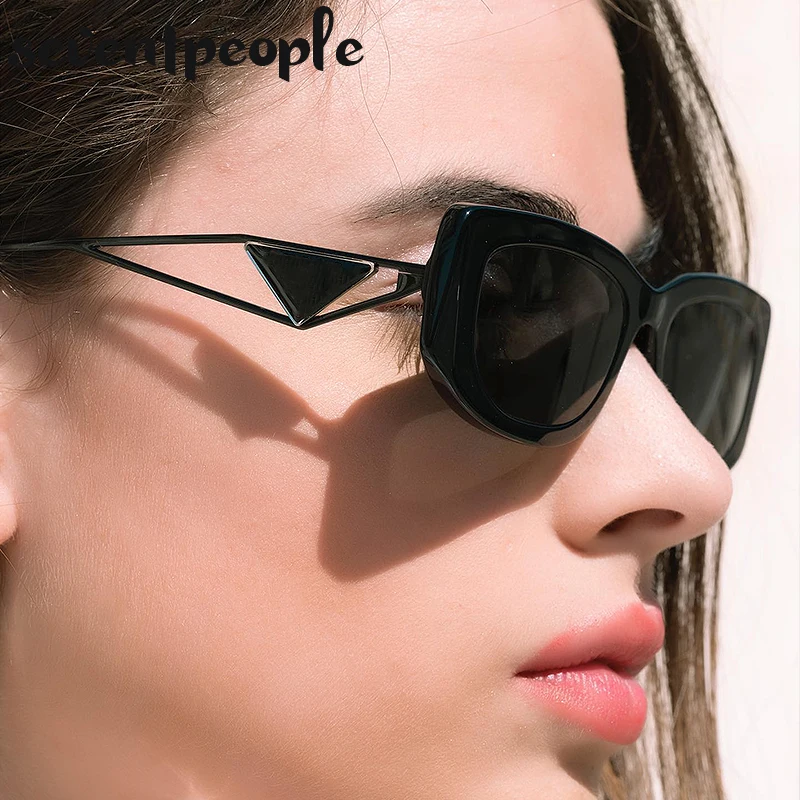 

Fashion Cat Eye Sunglasses Women 2022 Luxury Brand Designer Retro Small Frame Sunglass Men Vintage Cateye Sun Glasses Female