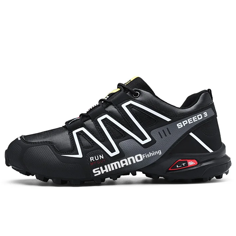 

Men's Fishing Shoes Waterproof Mountaineering Shoes Outdoor Mountaineering Boots Hiking Sports Shoes Men's Fishing Shoes