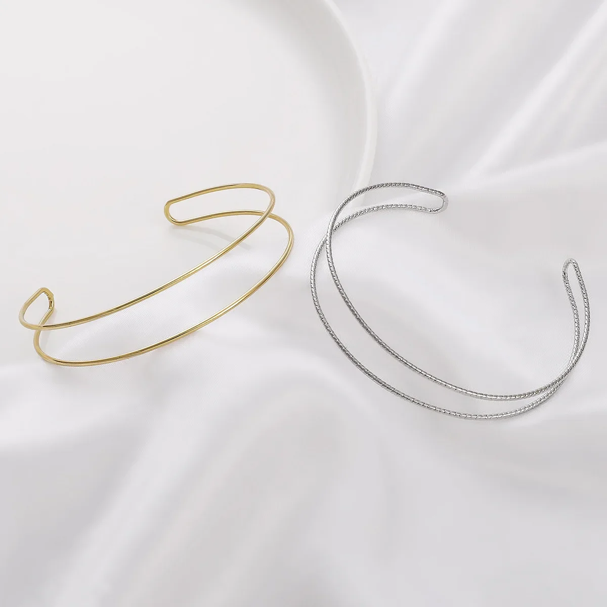 Браслет из медной проволоки с двойной нитью аксессуары сделай сам для ювелирных