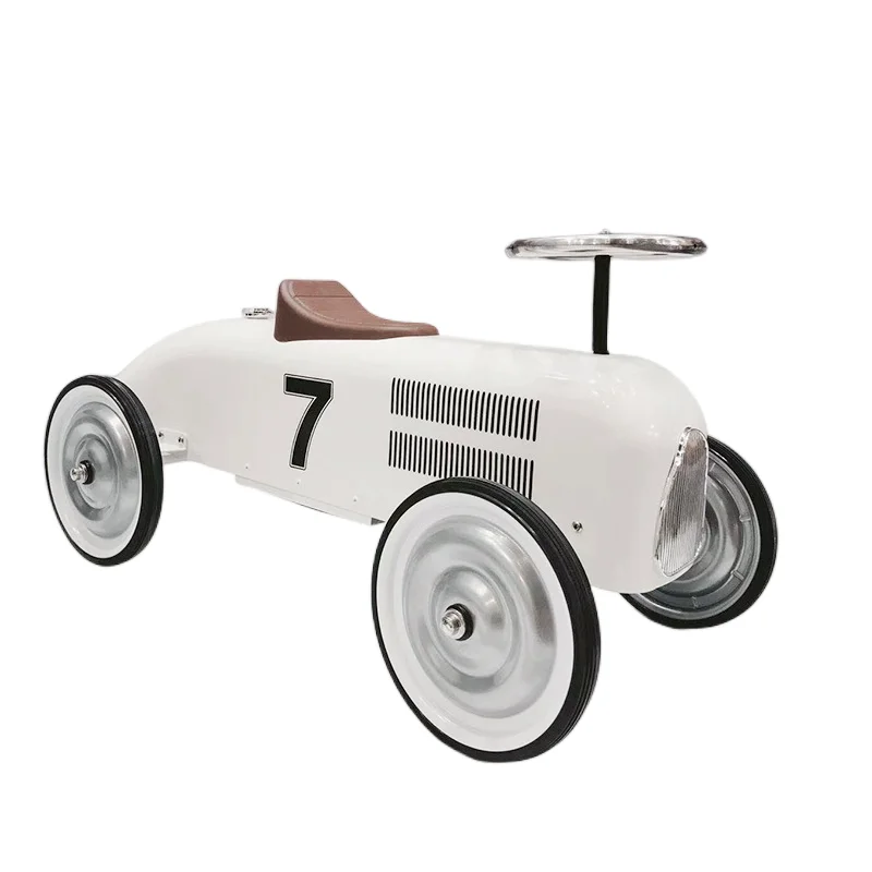 INS storm racing car classic metal children's walker four-wheel skating driving shooting background props