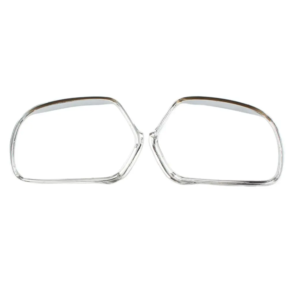 

Silver Plastic Mirror Trim Rings Decor Cover For Goldwing GL1800 01-2017