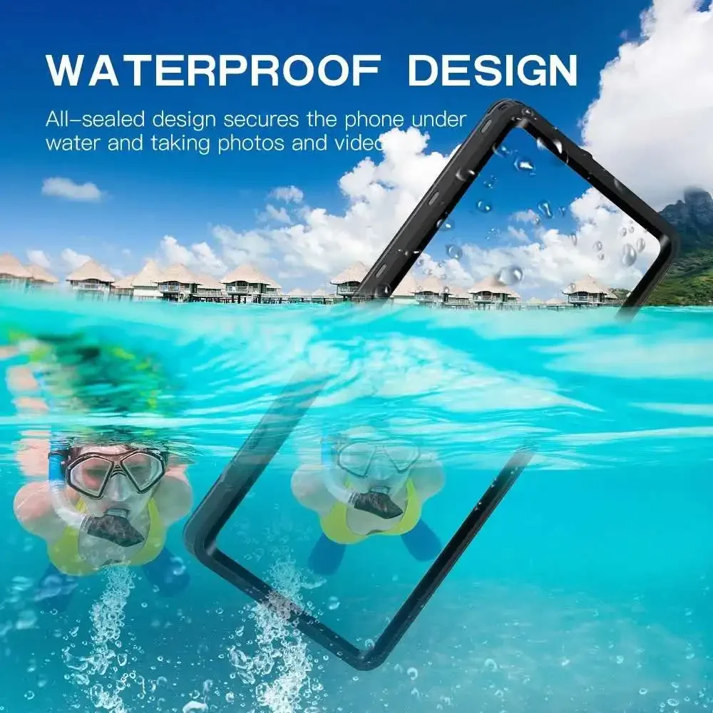 

Hot Outdoor Sports Case Diving Proof For Samsung Galaxy S20 Fe S21 S20 Ultra S20 S21 Plus IP68 Waterproof Swim Run Cover