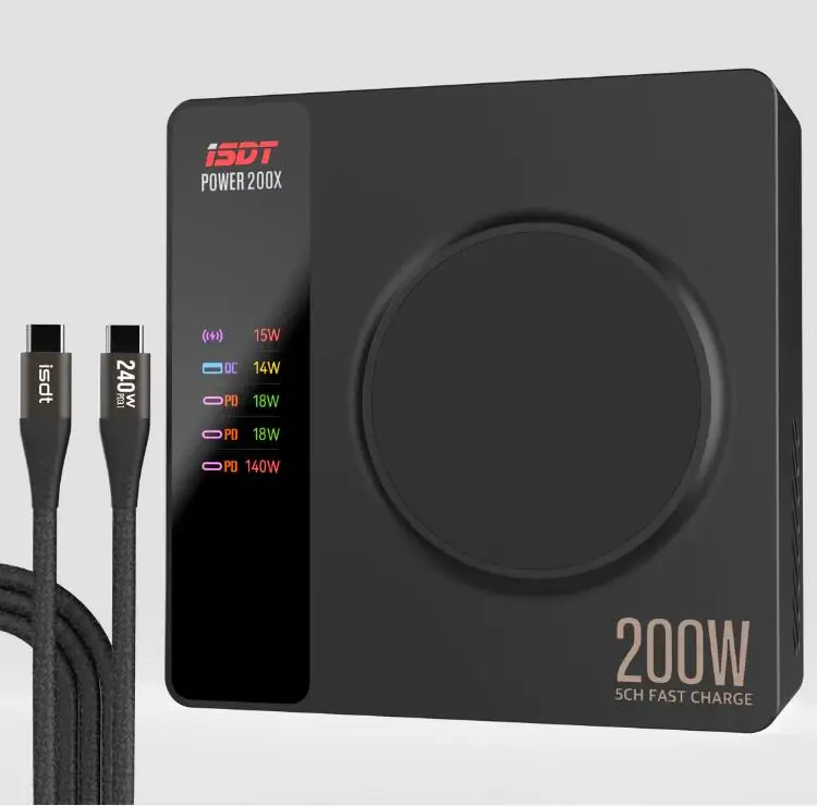 iSDT Power 200X + USB cable