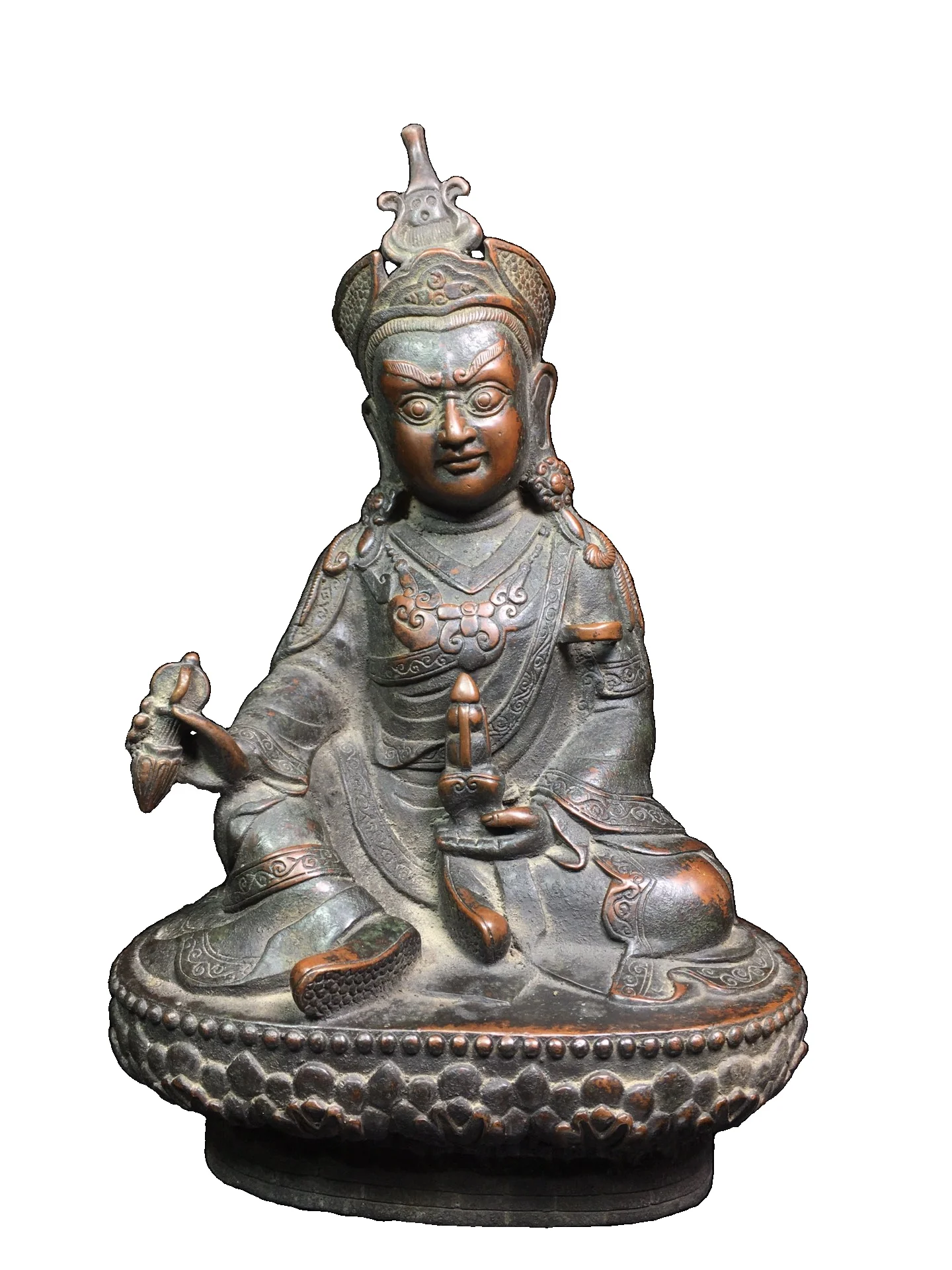 

LAOJUNLU Tibetan Buddhist Padmasambhava Style 352 Chinese Traditional Style Antiques Fine Art Gifts Crafts
