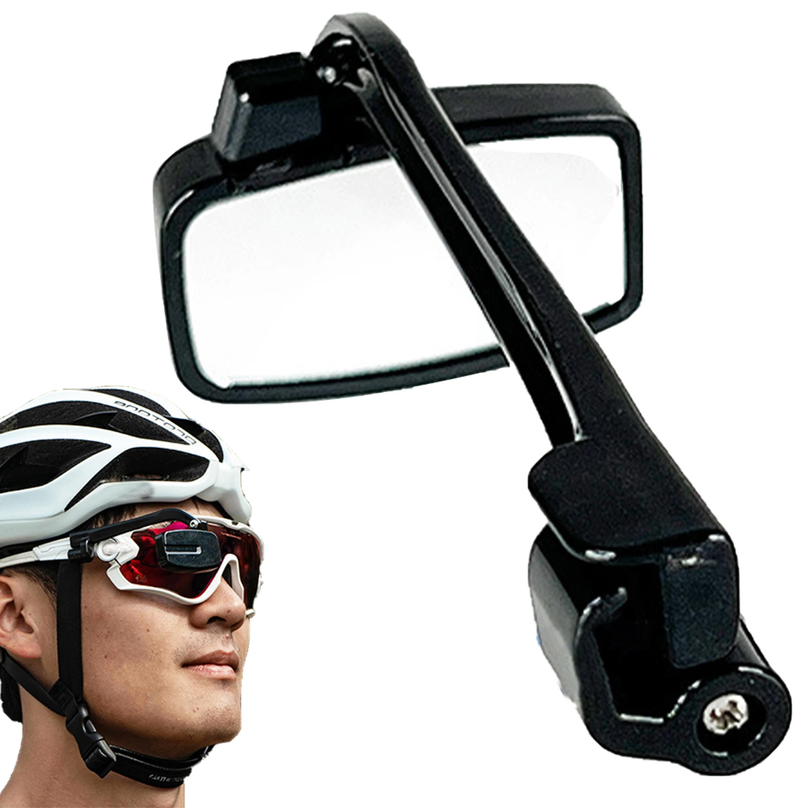 

Cycling Glasses Mirror Adjustable Rear View Cycling Riding Mirror Lightweight Eyeglasses Mounted Mini Rear View Mirrors Riding