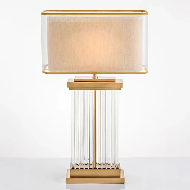 Настольная лампа с украшением в скандинавском стиле современный квадратный