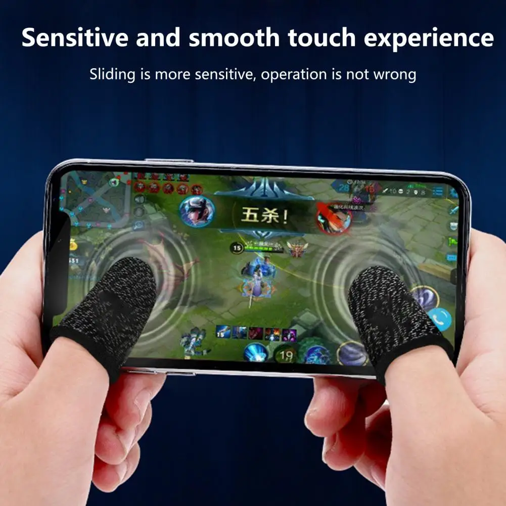 

Newest Finger Cover Breathable Game Controller Finger Sleeve For Pubg Sweat Proof Non-Scratch Touch Screen Gaming Thumb Gloves