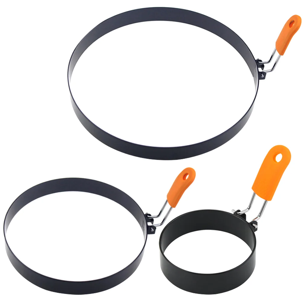 

3Pcs Breakfast Kitchen Supplies Egg Rings For Griddle Fried Egg Rings Pancake Maker for Kitchen