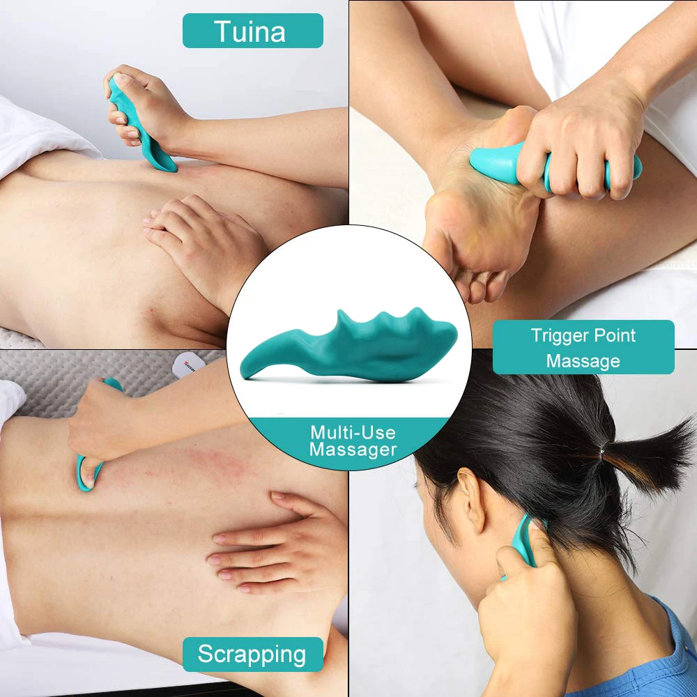 

1PC Massage Device Manual Thumb Massage Physiotherapy Multifunctional Massage gua sha foot massager