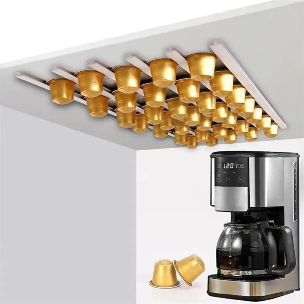 

Кухонный держатель для капсул V8o5 кофе настенный стеллаж для хранения капсул Nespresso кофе капсулы стойка для хранения кофе