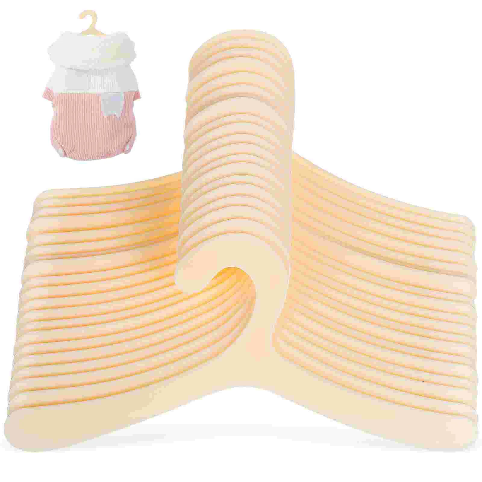 

40 Pcs Hanger Rack Cat Clothes Racks Dog Hangers Small Plastic Hanging Drying Coat