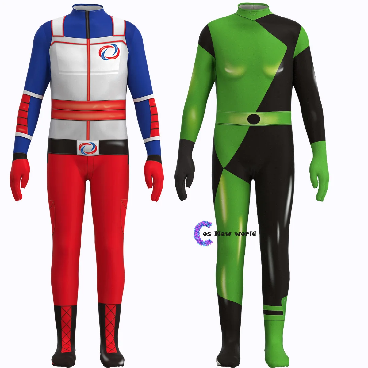 

Adult Kids Henry Danger Cosplay Costume Kim Possible Shego Jumpsuit Outfit For Baby Boy Girls Women Halloween Carnival Suit