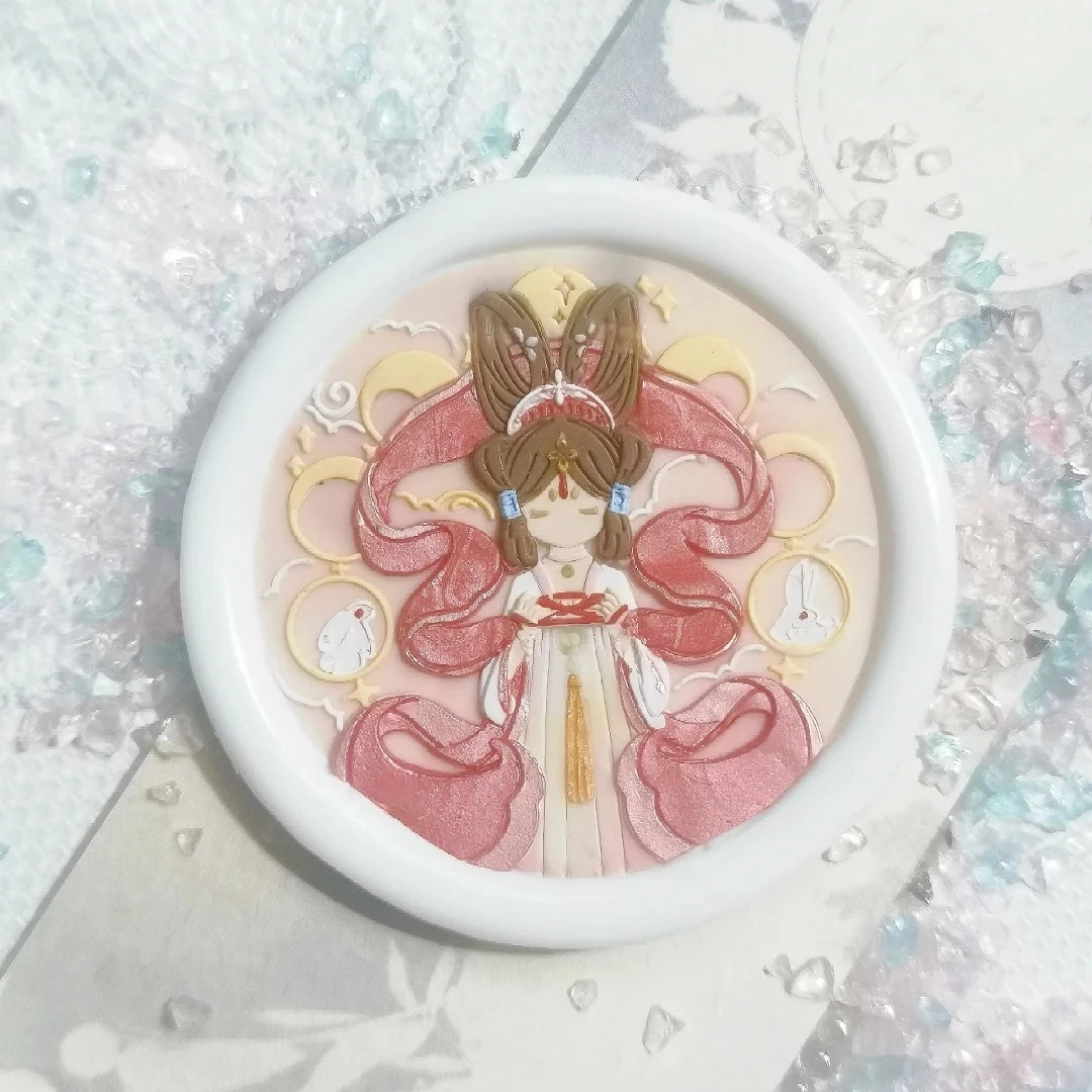 Огненная печать многослойная резьба Милая Фея Морская звезда Бегония