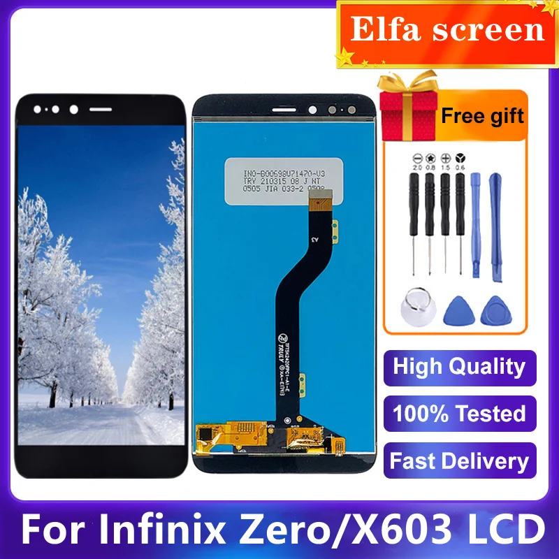 Черный ЖК-дисплей для infinix zero 5x603 x603b дисплей с ЖК-дисплеем с цифровой сборкой 5x603 заменитель ЖК-дисплея