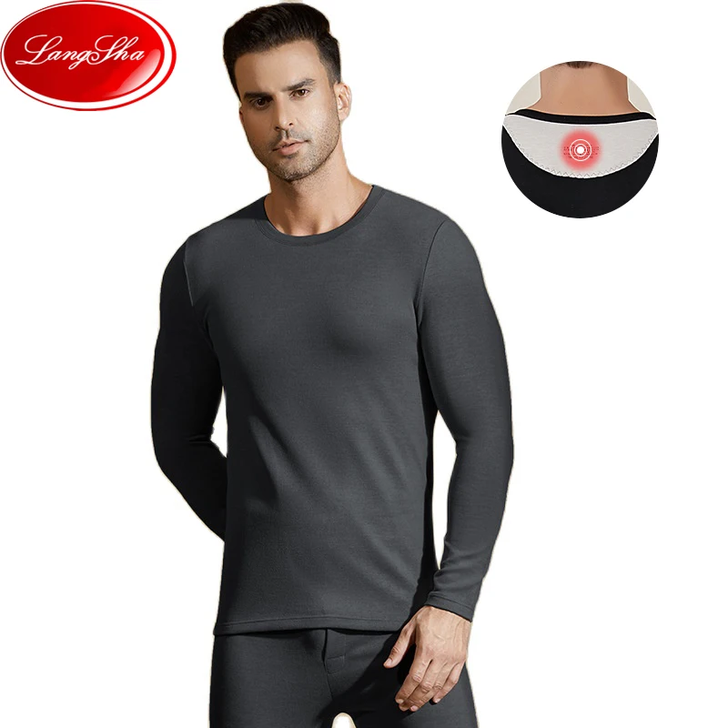 

Winter Men Long Johns Sets Velvet Thick Keep Warm Tops and Trousers Thermal Underwear Wool Layered Clothing Male Thermal Suit