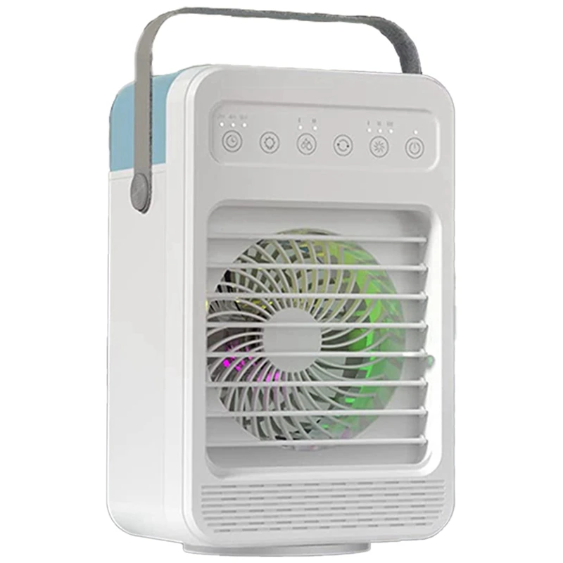 

Portable Air Conditioner, 4 In 1 Evaporative Air Cooler Part Component With 600Ml Water Tank, 2/4/6H Timer 4 Speeds