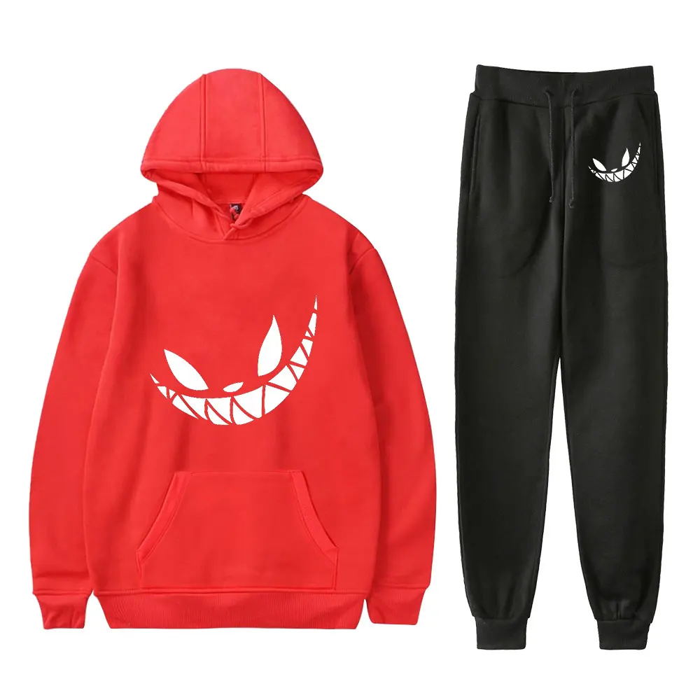 Evil Smile Merch Rubius Толстовка Костюм Мужская/Женская Одежда в стиле хип-хоп Карманная