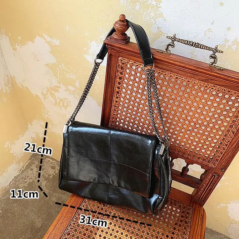 Luxury Handbags Women Bags Designer Bag Ladies Chic PU Leather Stylish Shoulder Bag 2022 New Large Capacity Chain Tote Bag