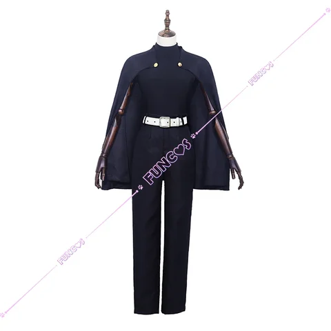 Парик для косплея из аниме «джутсу касин» сезон 2 Zenin маки, короткая зеленая накидка с татуировкой и темно-синей дугой