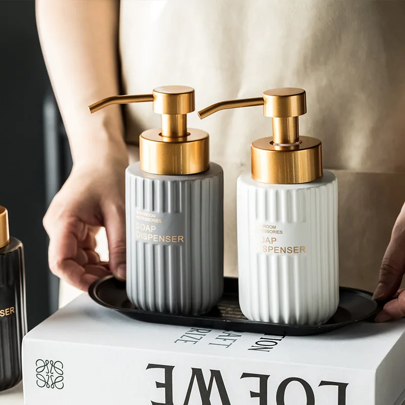 340 мл керамический дозатор пенящегося мыла многоразового использования жидкий