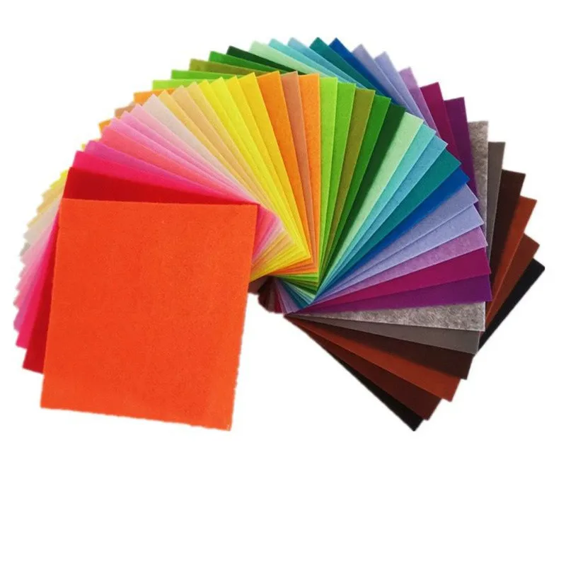 40 Шт. Набор Фетровых Тканей Для Рукоделия 15x10 См Diy Нетканый Материал Полиэфирная