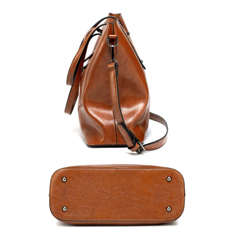 Aliwood Soft Leather Women's Bag Handbags Large Capacity Stray Tote Bag Retro Shoulder Bag Quality Females Crossbody Bags Bolsas