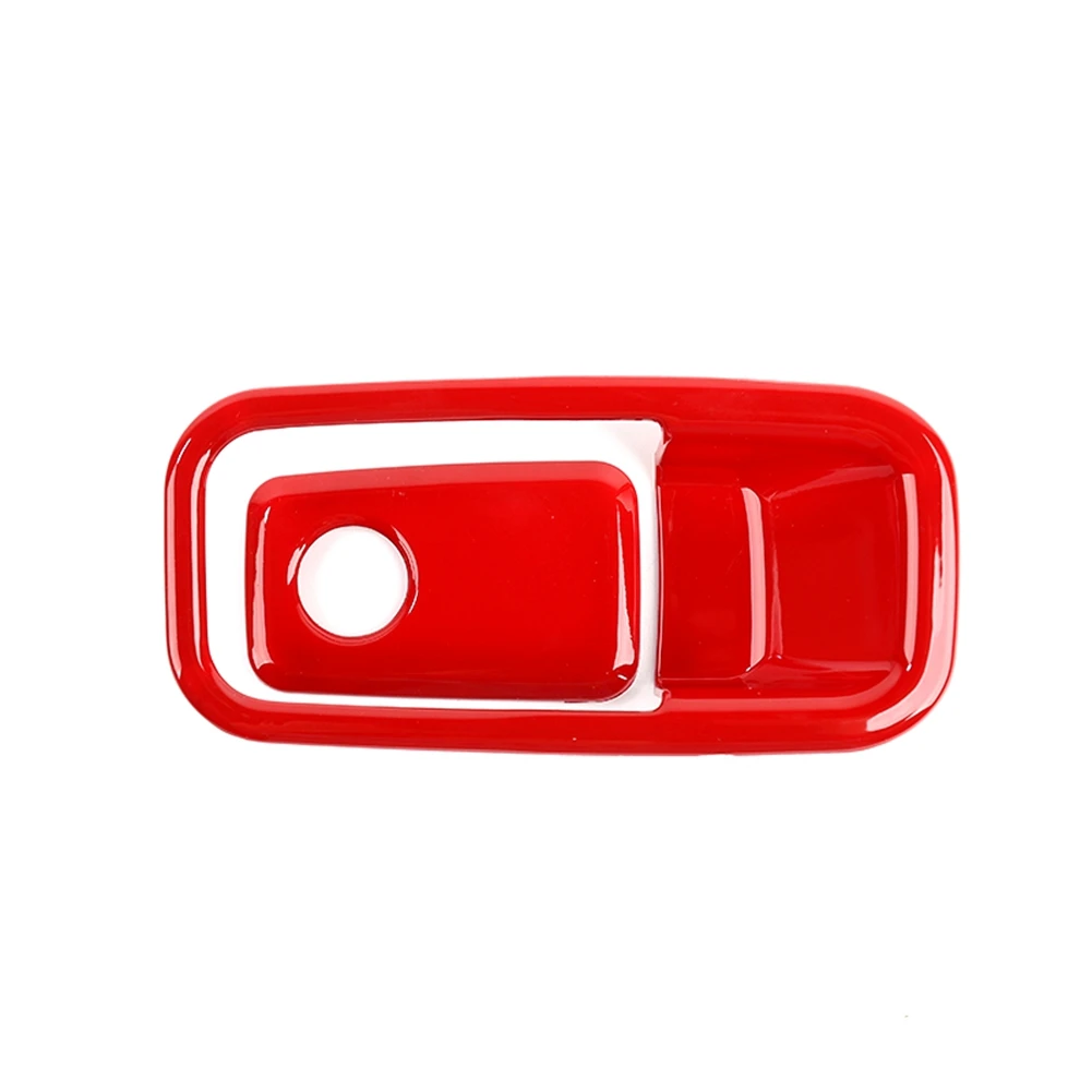 

Контейнер для хранения Co-Pilot P enger, декоративная крышка для переключателя, наклейки, отделка для Ford Bronco 2021 2022 ,ABS, красный