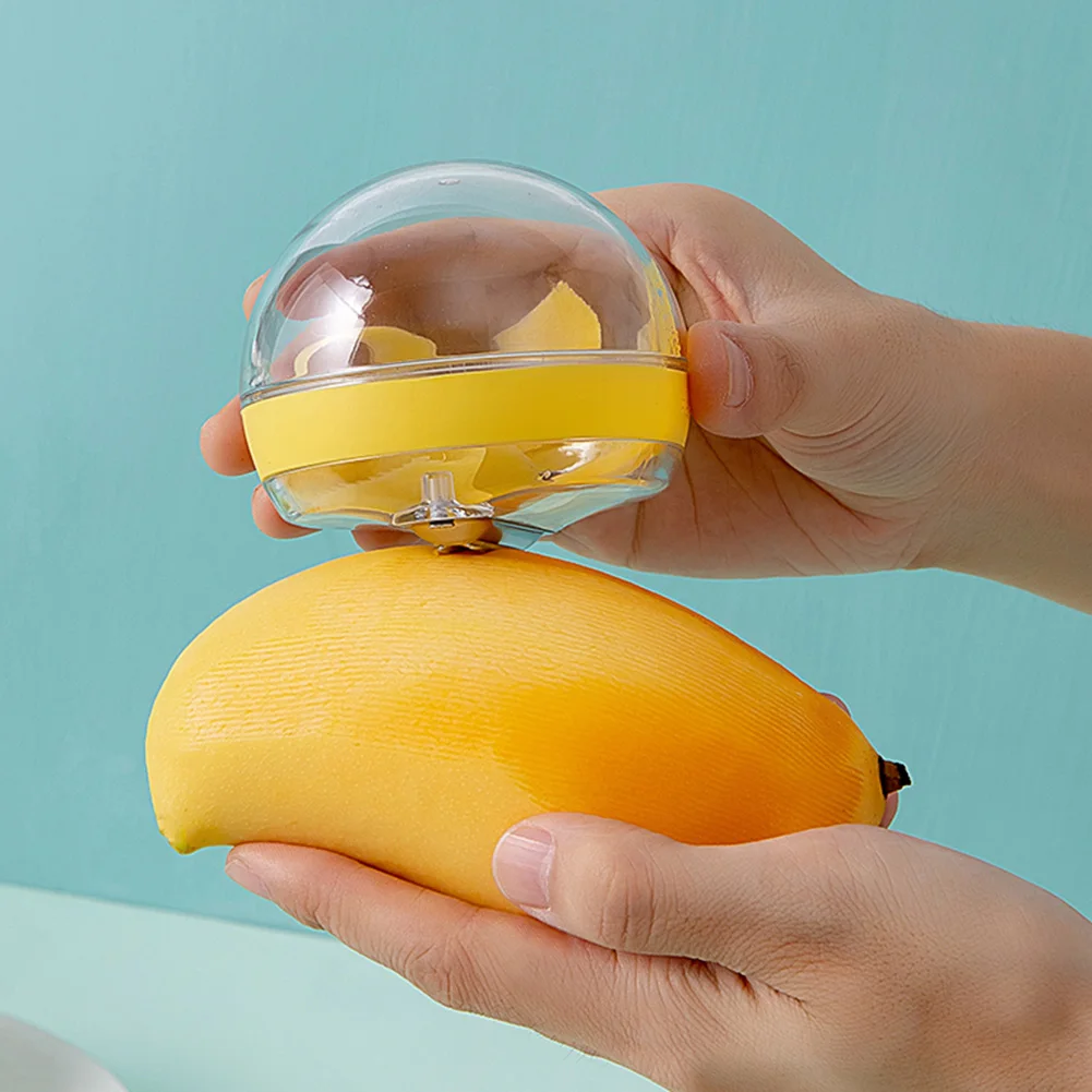 

1PC Stainless Steel Multifunctional Fruit Peel Belt Storage Box Fruit Dedicated Peeling Knife With Container Home Kitchen Tool