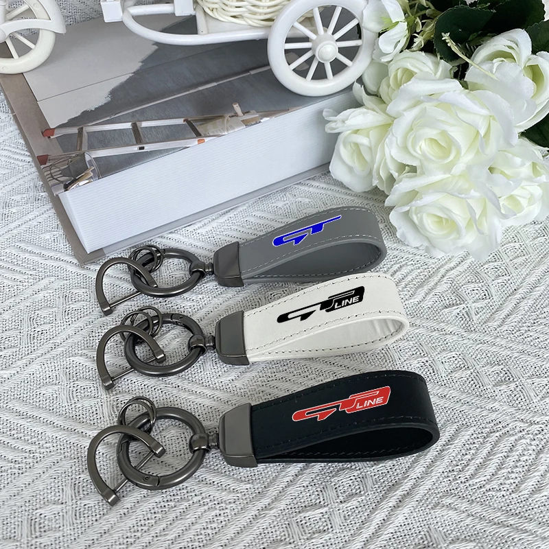 

Top Layer Cowhide KeyChain Keyring For KIA Sportage Rio Ceed Proceed Sorento Picanto Optima Niro