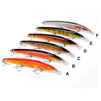1pcs new floating minnow baits artificial fishing lure with hook bionic fake hard bait wobbler pesca striped bass fishing tackle
