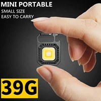 mini cob flashlight keychain light usb charging emergency torch repair light work lamps strong outdoor camping led s9o4