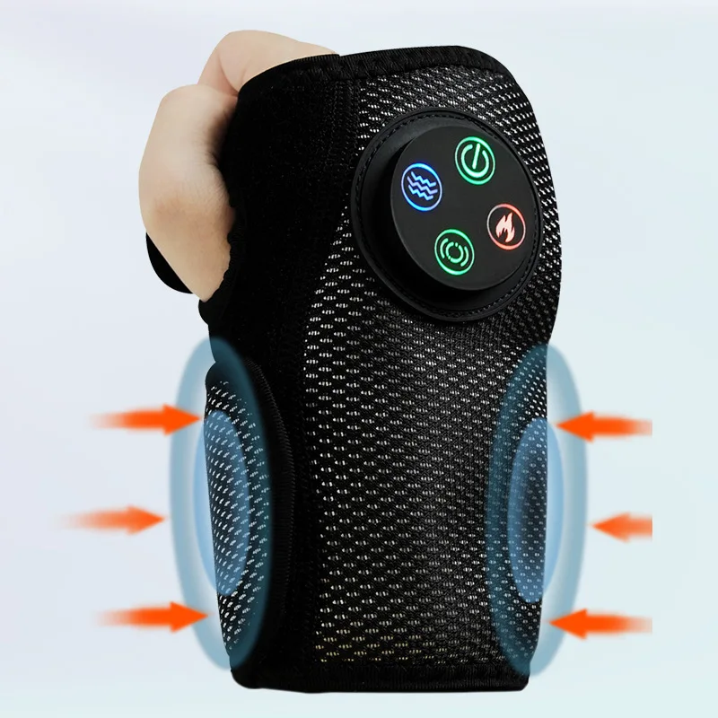 Новый обновленный умный нагреваемый вибратор давления воздуха массажер для рук