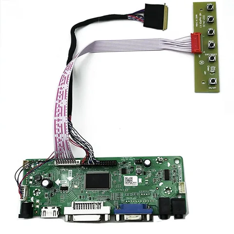 Lwfczhao набор мониторов для B156XTN04.2 B156XTN04.3 HDMI + DVI + VGA ЖК-светодиодный драйвер платы контроллера LVDS 40 контактов панель