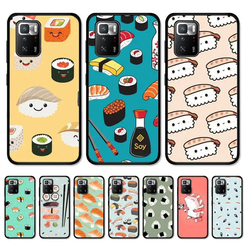 

Food Sushi Phone Case for Redmi 5 6 7 8 9 A 5plus K20 4X S2 GO 6 K30 pro