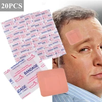 20 pcs square band aid disposable convenient band aid band aid medical travel outdoor emergency waterproof hot sale foot care