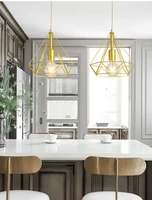 nordic bar pendant lights chandelier gold metal lamp shade 360%c2%b0 rotation diy pendant lamps for dining room home lighting fixture