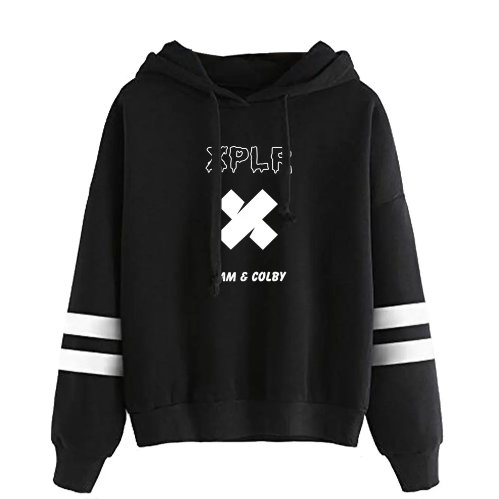

Женская толстовка Sam and Colby Merch, свитшоты, пуловер унисекс