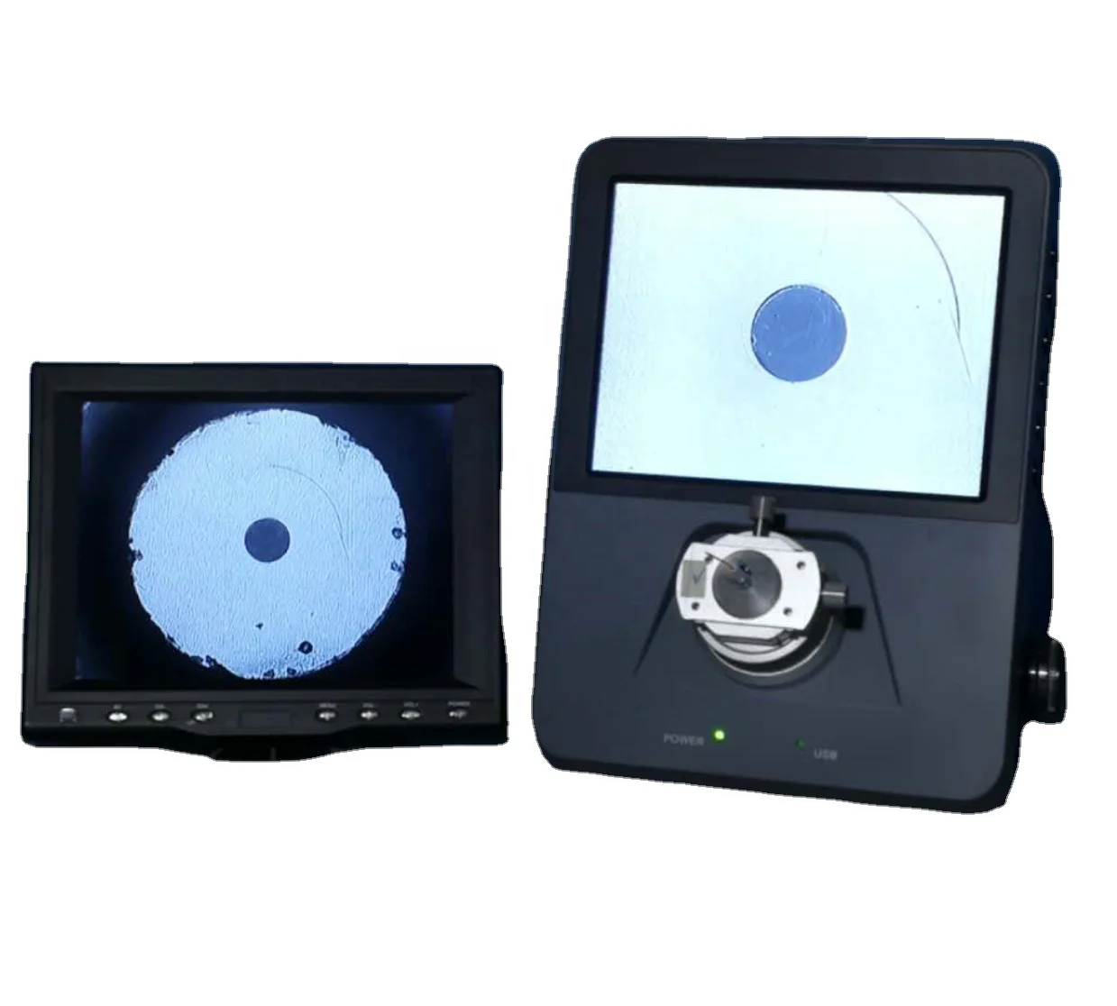 

GMCH 2020 New Product Double magnification Benchtop Fiber optic video Microscopes model GBM-400D for fiber endface inspecting