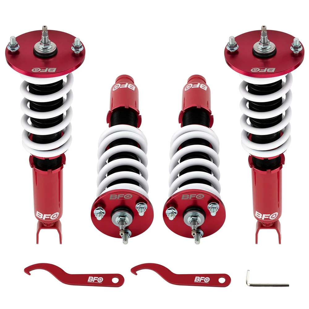 

Coilover Spring Shock Assembly For Honda Accord CD 1994-1997 Suspension Spring 24-ways Adjustable Damper Coilover Spring Struts