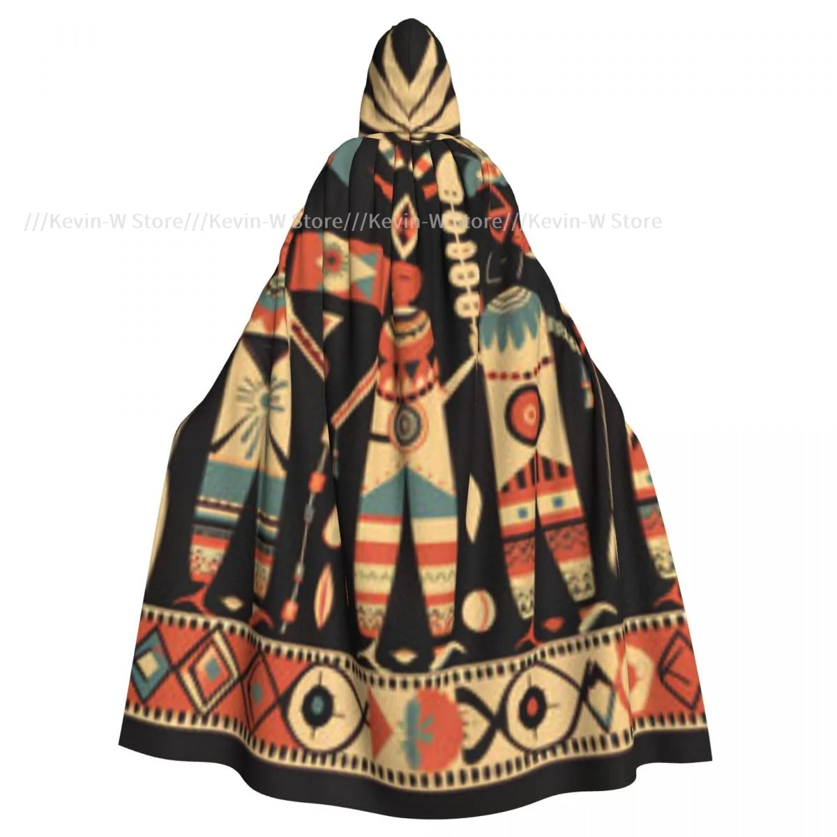 Унисекс ведьма реверсивная накидка с капюшоном для взрослых вампиров плащ