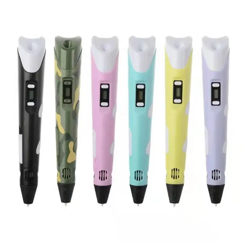 

3D Pen for Children 3D Drawing Printing Pen with LCD Screen Compatible PLA Filament Toys for Kids Christmas Birthday Gifts