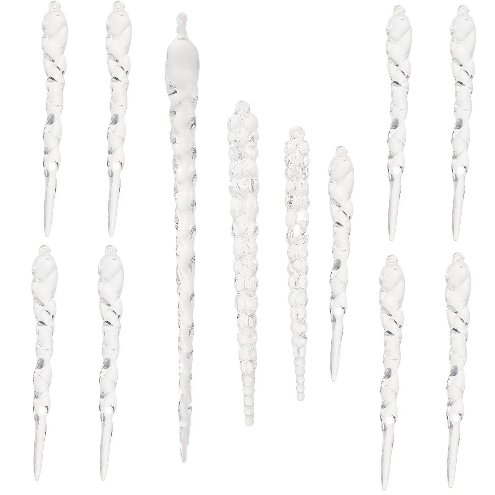 

Ice Hanging Decoration Acrylic Icicle Pendants Party Layout Props Decorations