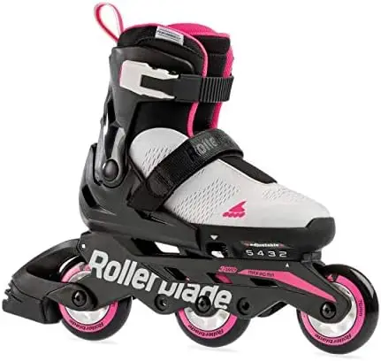 

Детские коньки с колесами, размеры 3WD, цвет серый и розовый