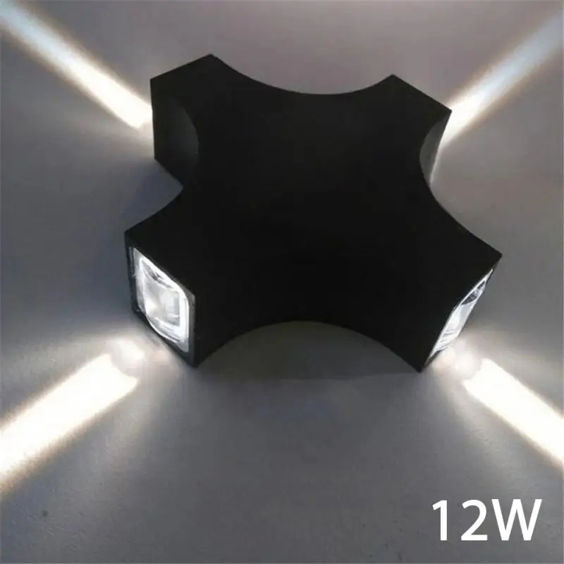 

1PC Creative Led Wall Lamp Outdoor Moisture-proof Beam Lamp For Home Corridor Garden Exterior Aluminum Wall Lamp 4W/12W