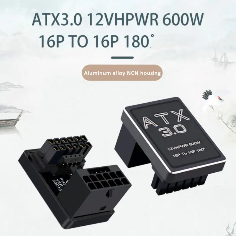 

Exquisite And Compact Design Source Adapter 180 Degree Transfer Durable Pcie5.0 Model Ph316 The Power Supply Line 600w