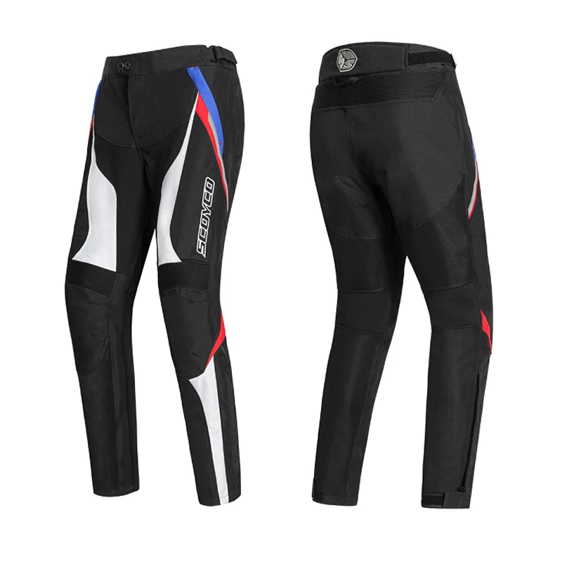 Брюки для езды на мотоцикле SCOYCO износостойкие дышащие брюки из ткани Оксфорд