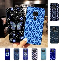evil eye phone case for samsung a51 a30s a52 a71 a12 for huawei honor 10i for oppo vivo y11 cover