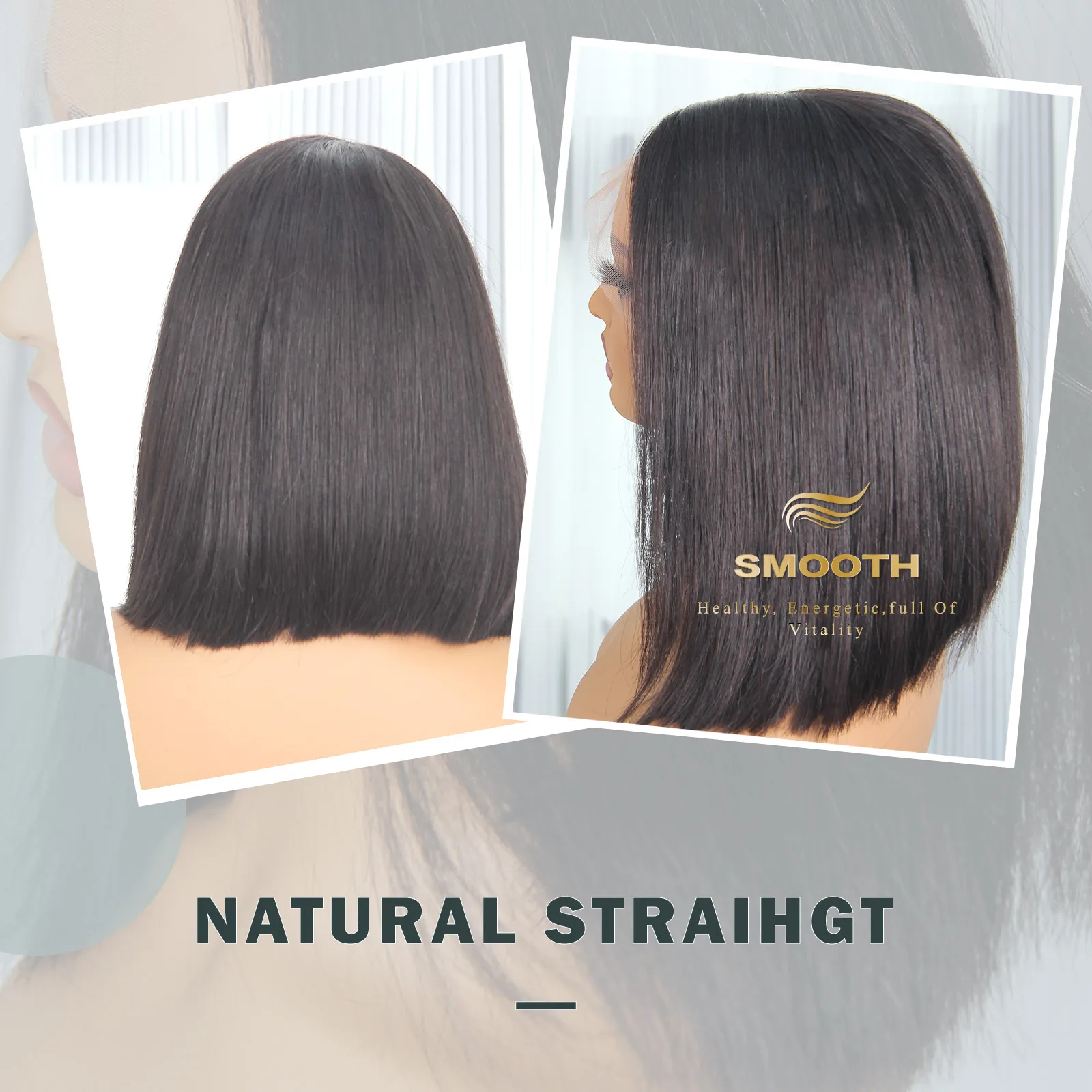 Парик Боб из человеческих волос 13x4 HD кружевные передние бесклеевые прямые парики