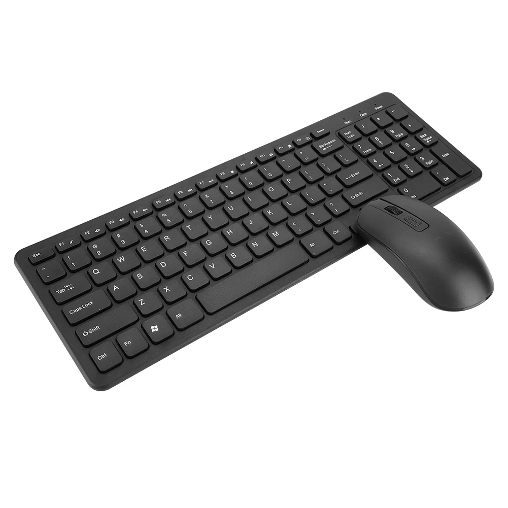

108 Keys Multi-Functional 2.4G Wireless Keyboard Mouse Combo High Sensitivity No delay
